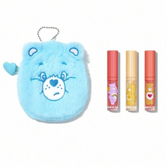 Care Bears x Sheglam Share A Smile Lip Set Matte Lipstick and Lipgloss - Picture 12 of 12